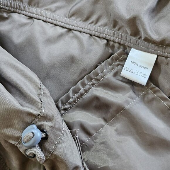 Lacoste Jacket Mens S Khaki Transformer Reversible 2 In 1 Pockets LS Zip Unisex - Picture 16 of 16